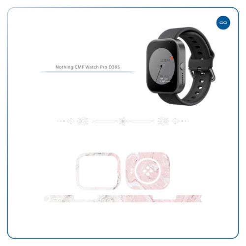 Nothing_CMF Watch Pro D395_Blanco_Pink_Marble_2